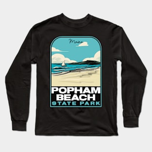 Popham Beach State Park Maine Long Sleeve T-Shirt